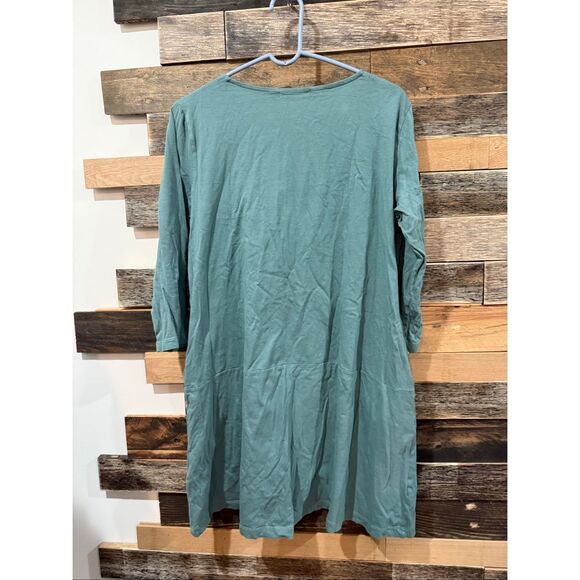 Gudrun Sjoden cotton tunic pockets discoloration size Large - Picture 2 of 10